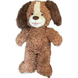 Brown Cream Build A Bear Workshop Floppy Eared Puppy Plush Toy 17" Stuffed BAB